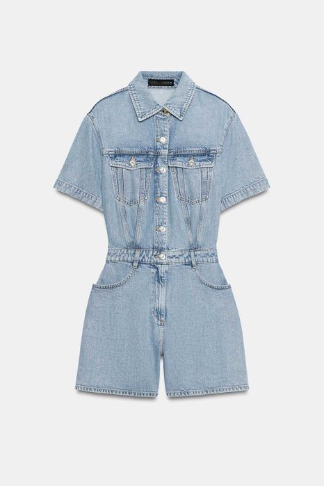 Джинсовий комбінезон Zara