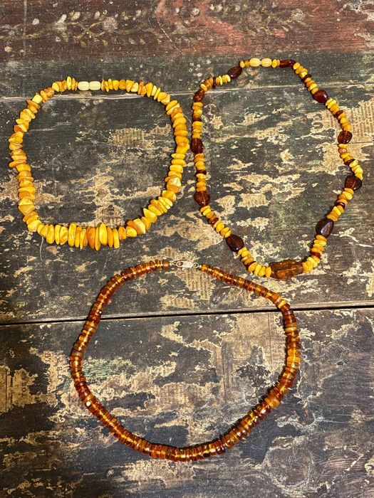 Бурштинові намиста(Янтарні Буси)періоду ссср.