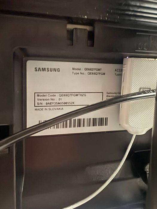 Телевізор Samsung QLED 65 4K Tizen QE6607FGMT