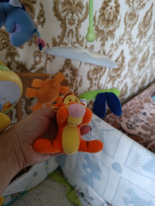 Дитячий мобіль, нічник, підвіска в колиску, люльку