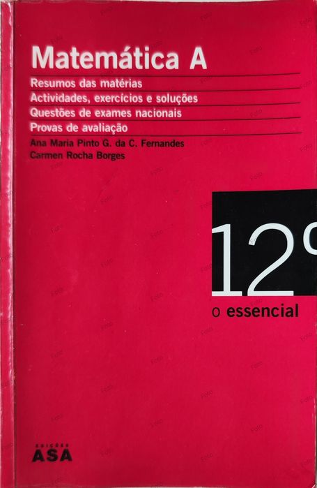 Livro Matemática A 12º ano