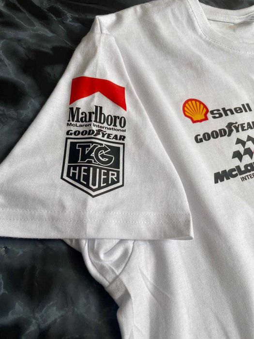 t-shirt ayrton senna marlboro classic