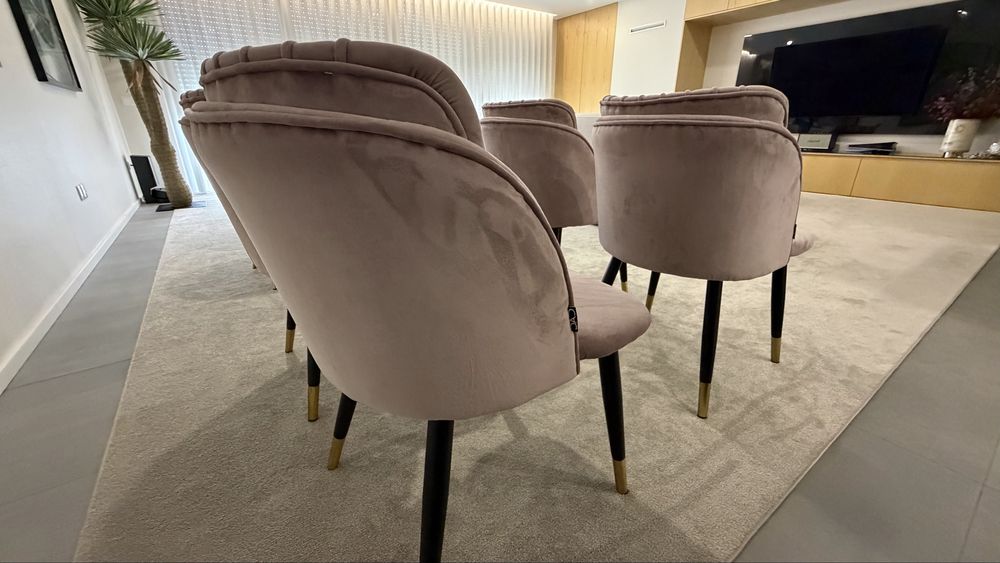 Conjunto de 4 cadeiras para mesa de jantar