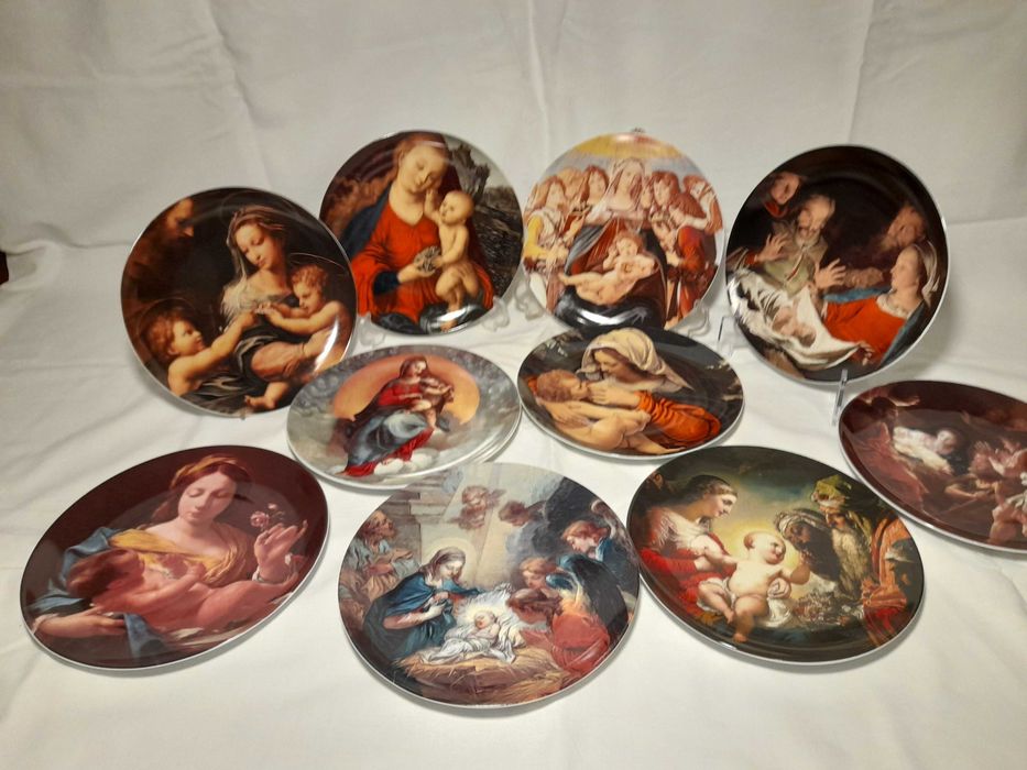 Pratos de Natal Vista Alegre - 1990, 92, 93, 94, 96, 98, 99,2005
