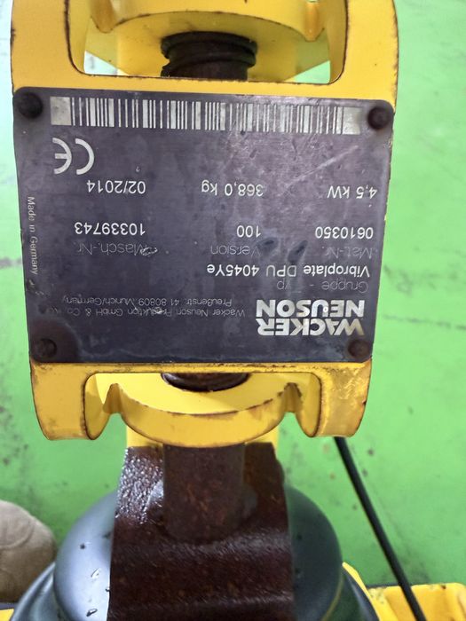 Placa Vibratoria 380 Kg wacker  Neuson