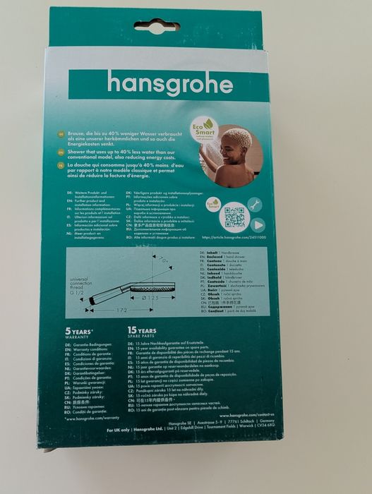 Cabeça de duche hansgrohe
