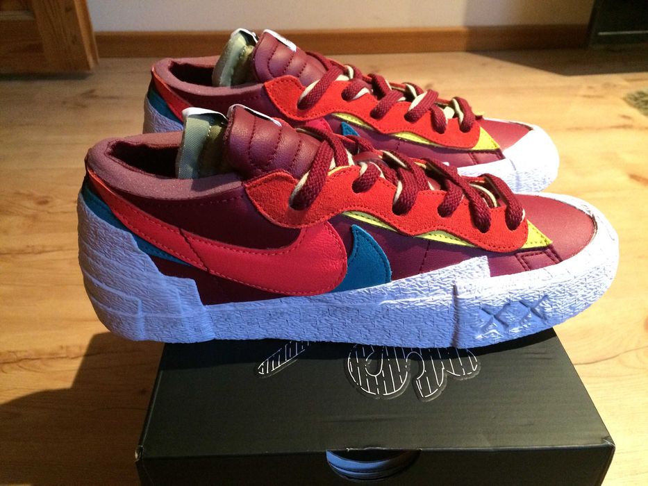 NOWE Nike Blazer Low Sacai Kaws Red r.42,5 (9 US)