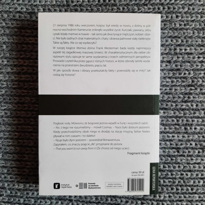 Martwa Dolina - Frank Westerman NOWA!!!