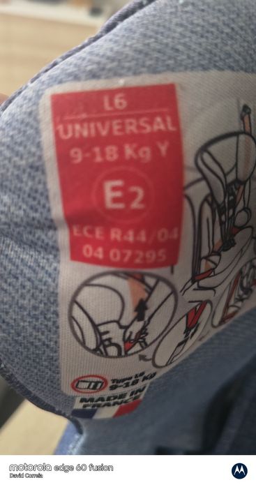 Cadeira Auto para criança (9-18 kg)