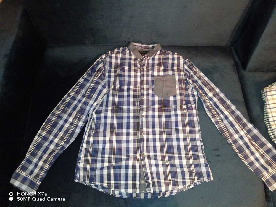 Zestaw koszul męskich M,L Carry, Reserved, Cropp ,Top Secret, C&A