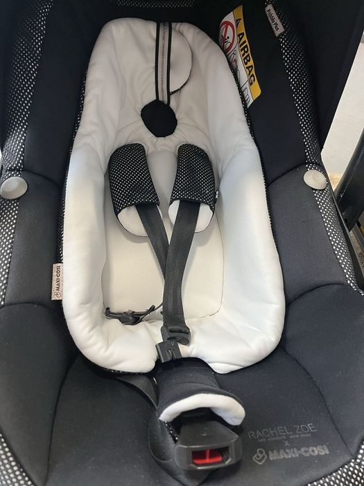 Cadeira auto grupo 0+ (ovo)  Maxi-Cosi Pebble Plus Rachel Zoe + Isofix