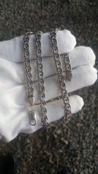 Срібні ланцюжки чоловічі та жіночі