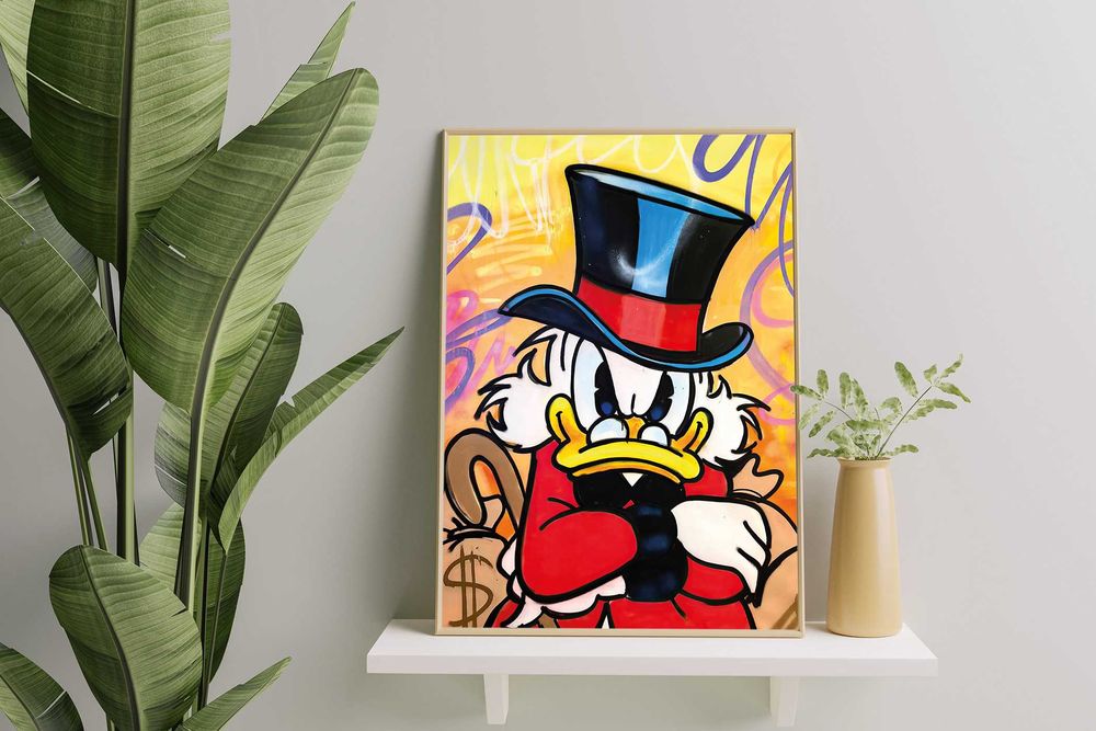Sknerus McKwacz Plakat A3 Komiksowy - trzeci plakat GRATIS