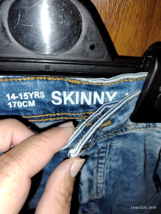 Nowe szorty jeansowe 170 denim co dla chłopaka