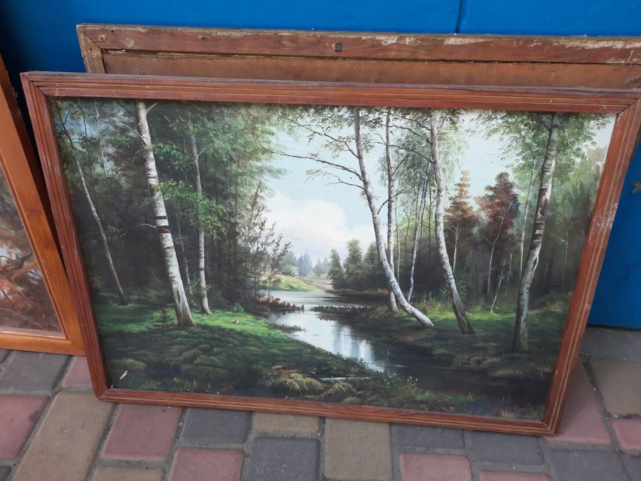 Продаю картини пейзаж/натюрморт

Стан та деталі на фото.