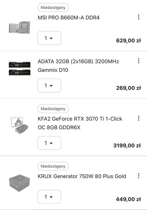 Komputer do Gier RTX 3070ti 8gb