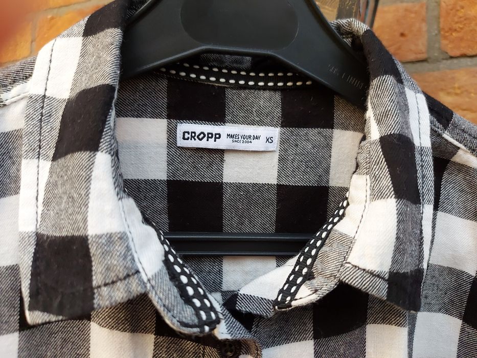Koszula Cropp XS/36 w kratę bluza