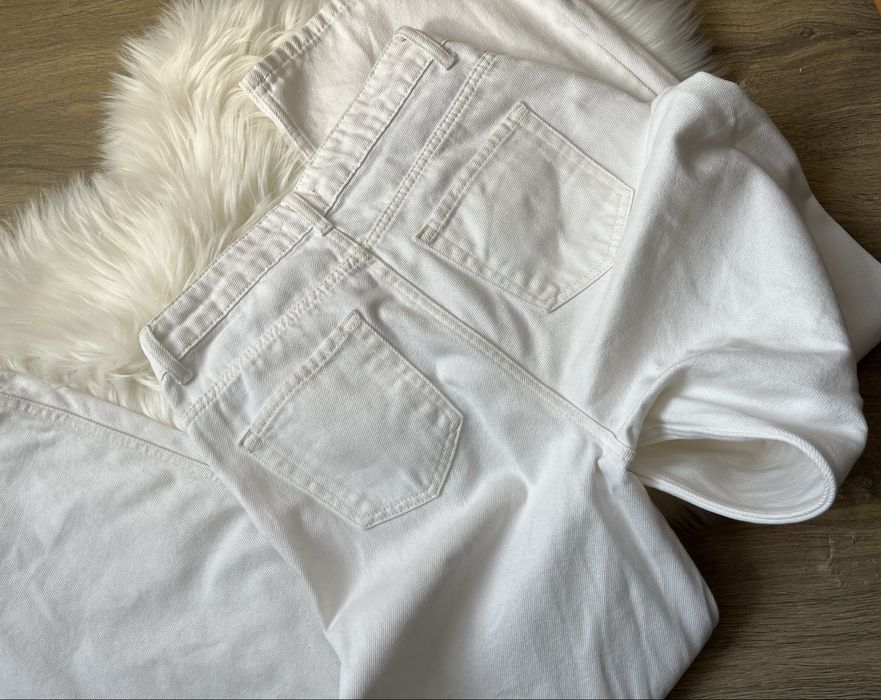 Білі джинси wide leg ,