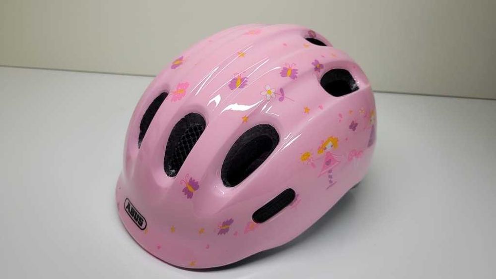 dziecięcy kask rowerowy ABUS Smiley 2.0 rose princess S 45-50cm