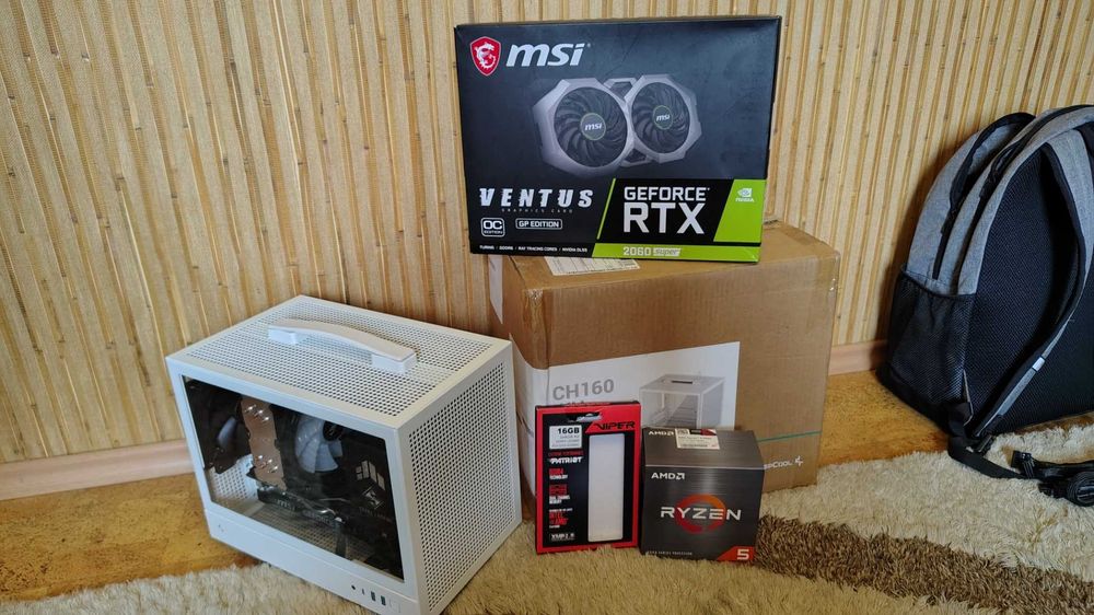 Игровой ПК ITX (R5 5500/16GB DDR4 /SSD 2TB/RTX 2060 Super/Wi-Fi+Bluetooth/Win 11)