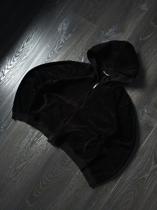 велюрове кропнуте зіп-худи velour zip-hoodie sk8 y2k dc ск8 у2к дс