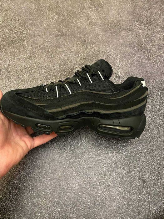 Кросівки Nike Air Max 95 x CDG / найк аір макс сдг чорні nocta force