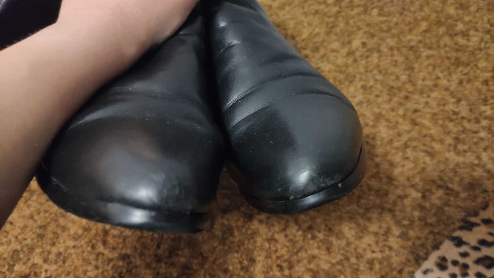 Ботфорты, сапоги зимние, натуральная кожа, 38 размер