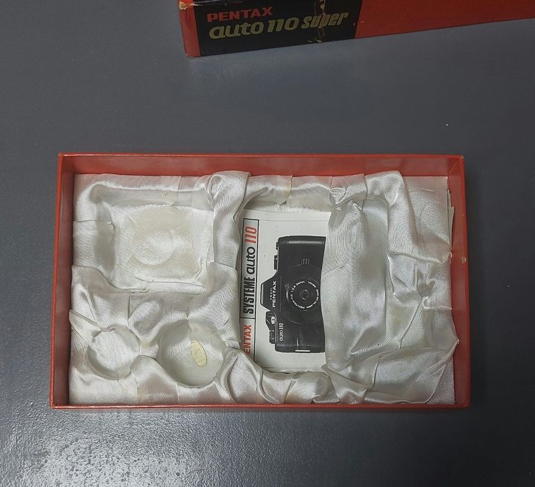 Máquina Fotográfica Pentax Auto 110 Super Rara