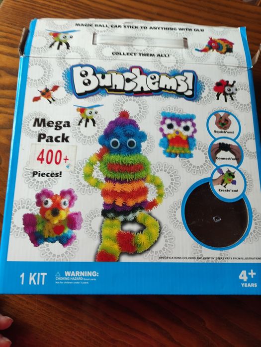 Bunchems! Kolorowe rzepy. Ponad 400 elementów.