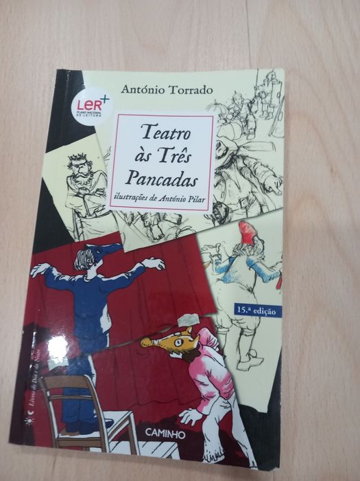 Livro "O Teatro ãs Três Pancadas"