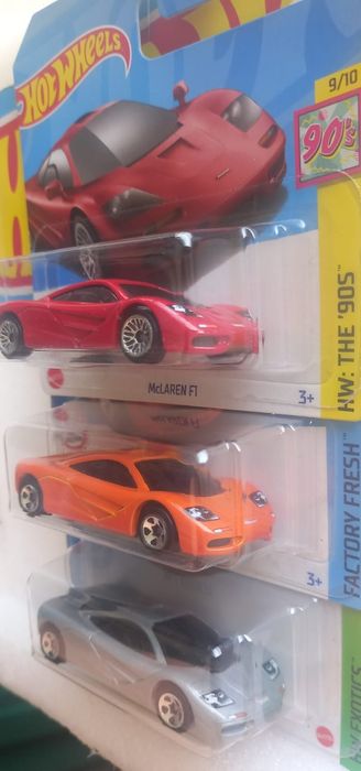 Conjunto 3 mclaren F1 hot wheels