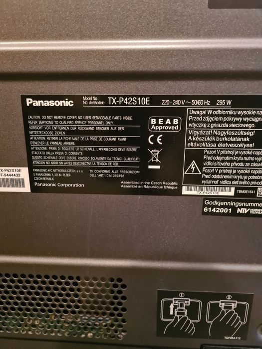 Telewizor plazmowy 42 cale Panasonic TX-P42S10E