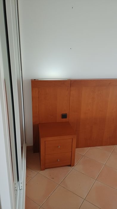 Cabeceira cama 3mt cerejeira com mesas cabeceira