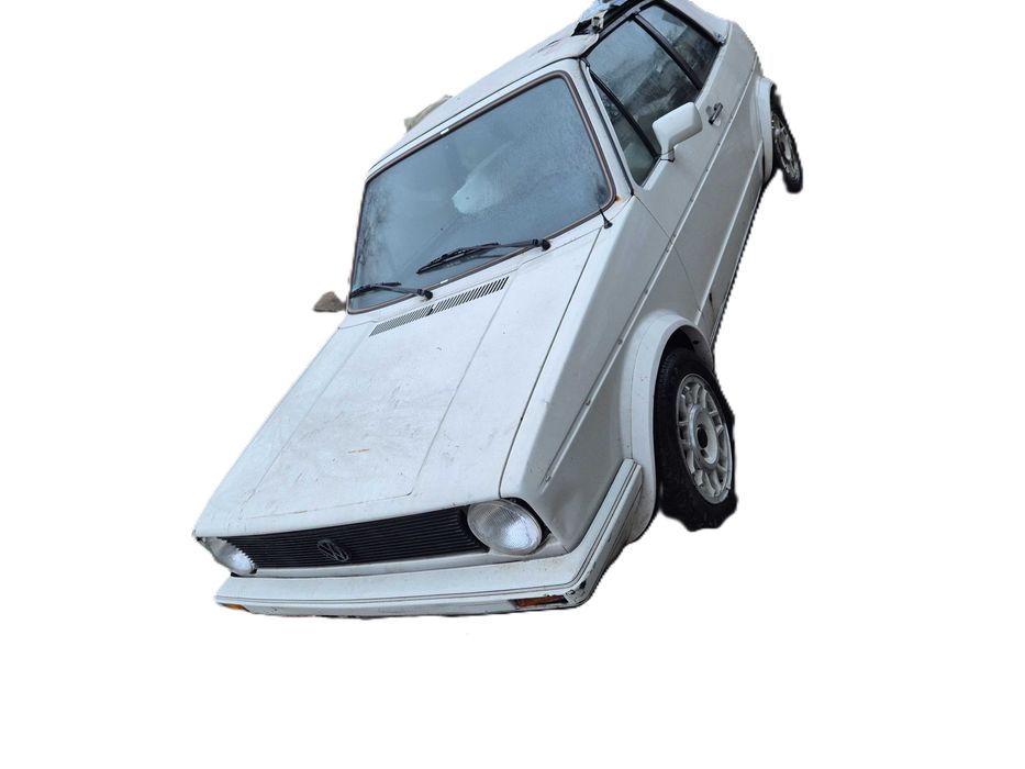 Prawe Przednie Przód Drzwi VW GOLF I Mk1 Cabrio L90E Białe Oryginał
