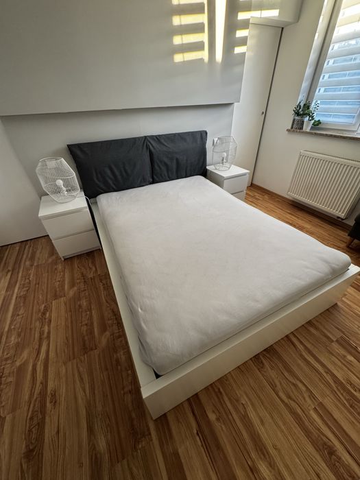 Ikea malm lozko 140x200 biale