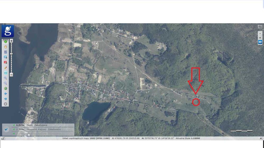 działka budowlana w Wapnicy - 6km do Międzyzdrojów, 20km do Świnoujścia - Widok 3