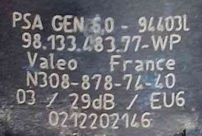 Sensor de Estacionamento Frente OPEL ASTRA L Sports Tourer (OV5) ano 2023