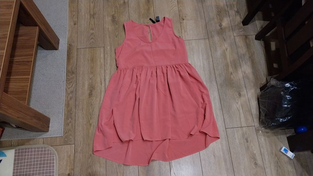 sukienka ciążowa różowa,  rozmiar M