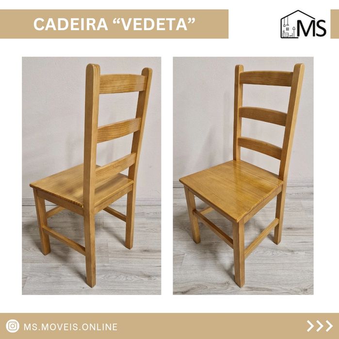 Cadeiras em pinho para cozinha - NOVAS desde 40€