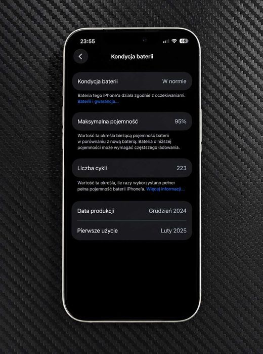 Apple iPhone 16 128 GB Biały | 95% baterii | Stan idealny | Komplet