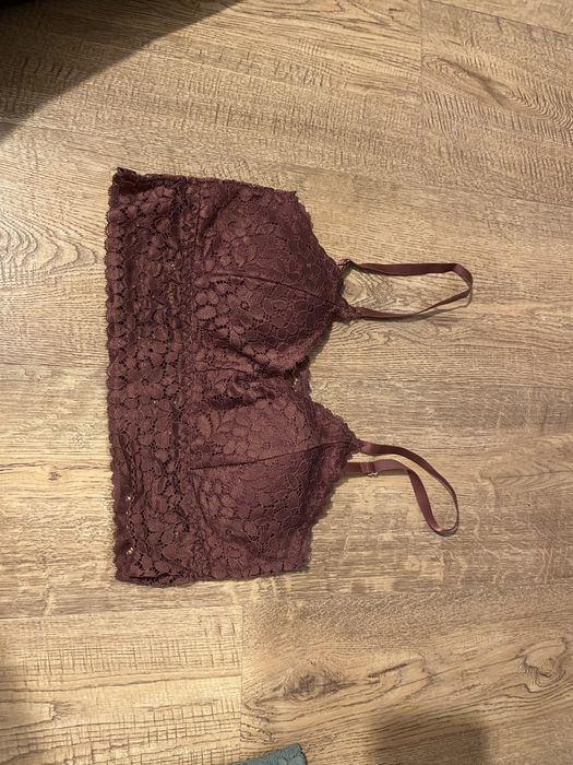 rozowy top stanik braletka