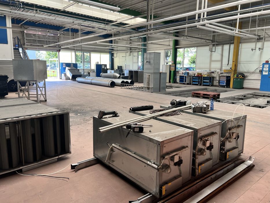 Filtry kasetowe nadmuchowe wyciagowe kabiny lakiernicze