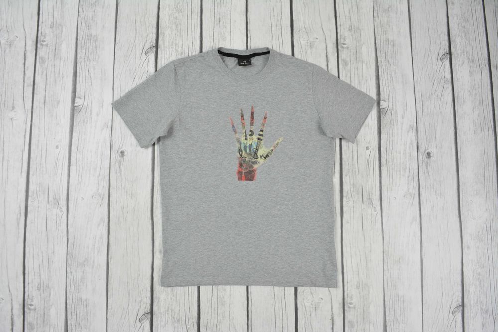 Paul Smith PS Graphic Print Męska Koszulka T-Shirt Crewneck Rozmiar S