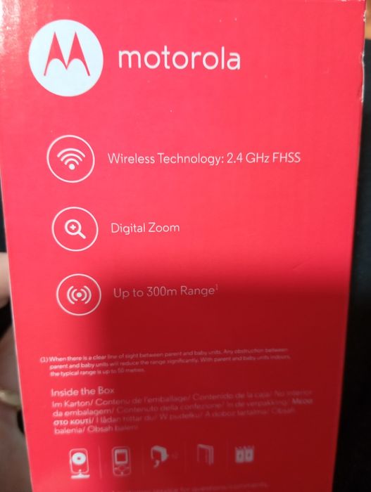 Câmara/monitor de vigilância para bebé