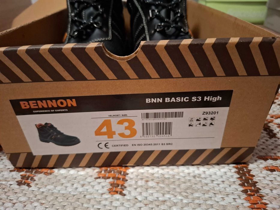 Buty robocze r.43 Bennon Basic S3