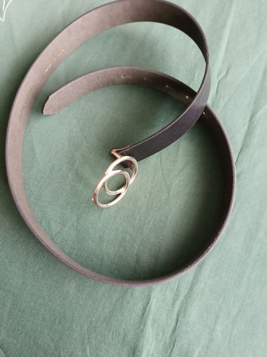 Pasek damski,skórzany Ochnik 95cm,czarny