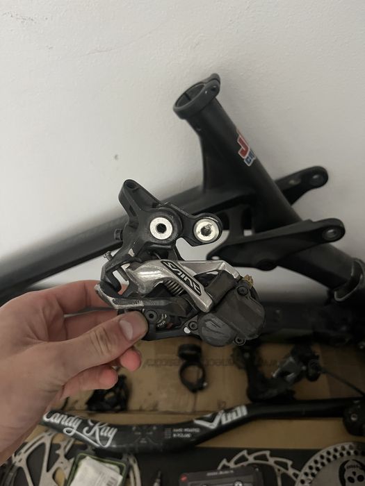 przerzutka +manetka shimano saint