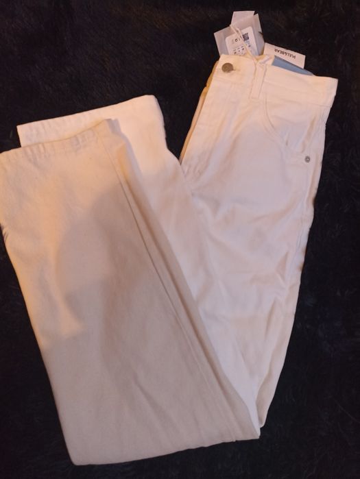 Pull&bear jeansy dwukolorowe s-m