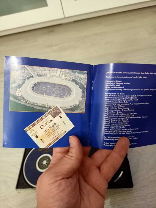 CD Duplo Queen - Live at Wembley '86