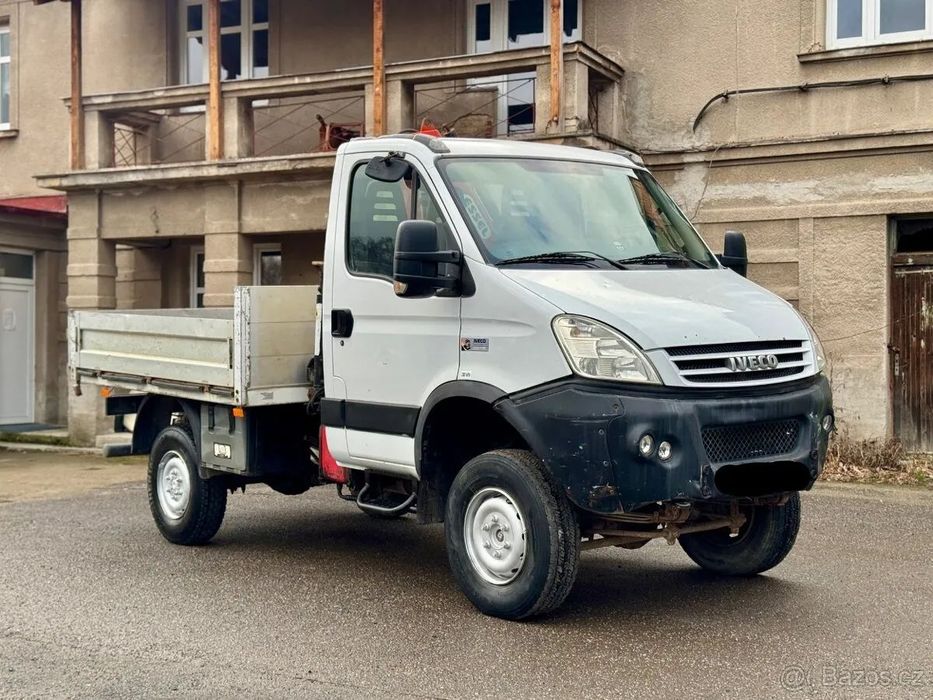 Iveco DAILY 55S18 4x4 !!! BLOKADY MOSTU, HDS dzwig /skrzynia